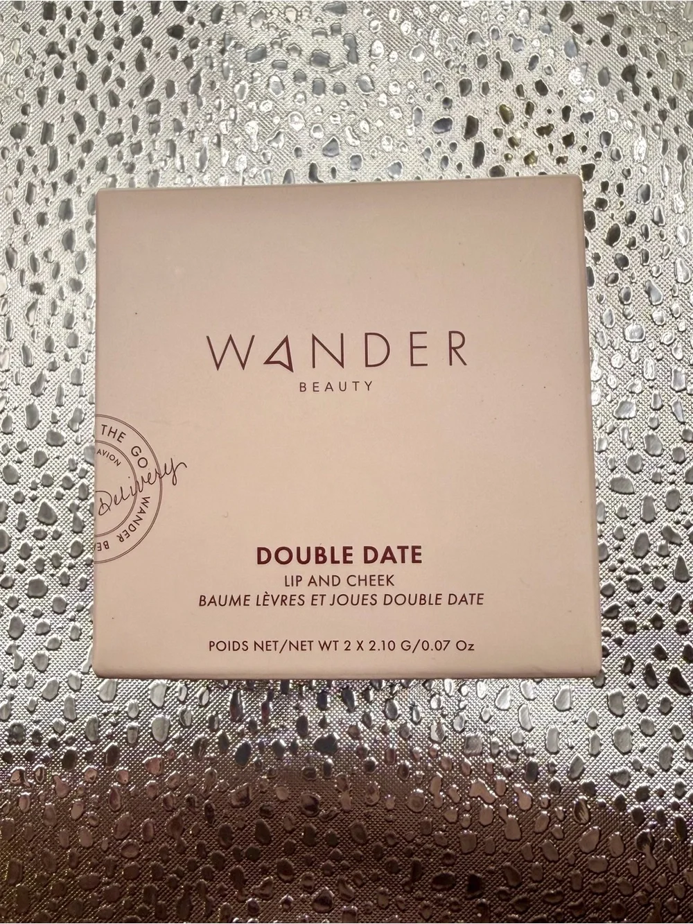 Wander Beauty Double Date Tinted Balm Hydrating Lip & Cheek Color Be Mine/Swipe